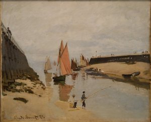 Trouvillen satama - Claude Monet