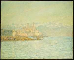 Antibesin vanha linnoitus (öljy kankaalle) tekijältä Claude Monet