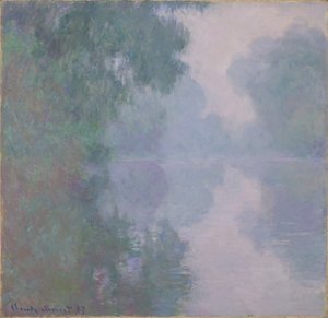 The Seine at Giverny, Morning Mists, 1897 tekijältä Claude Monet