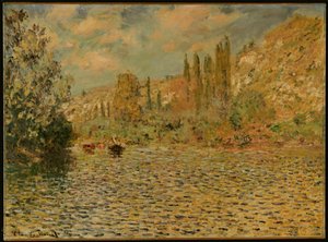 Seine Vetheuilissa tekijältä Claude Monet