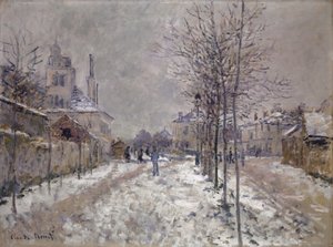 Pontoisen luminen bulevardi Argenteuilissa, 1875 tekijältä Claude Monet
