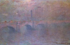 Thames Waterloon sillalla, 1903 tekijältä Claude Monet