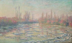 Sula Seinen rannalla, lähellä Vetheuilia, 1880 tekijältä Claude Monet