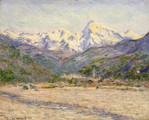 Nervian laakso tekijältä Claude Monet
