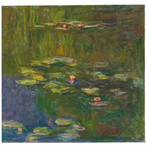 Water Lily Pond, 1919 tekijältä Claude Monet