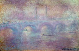 Waterloon silta, sumuefekti, 1903 tekijältä Claude Monet