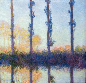 Neljä puuta tekijältä Claude Monet