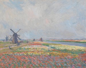 Tulppaanipellot lähellä Haagia. 1886 tekijältä Claude Monet