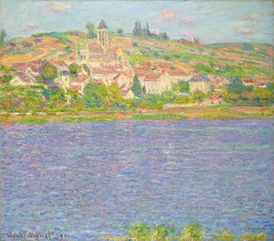 Vetheuil auringossa; Vetheuil, Aurinkoefekti, 1901 tekijältä Claude Monet
