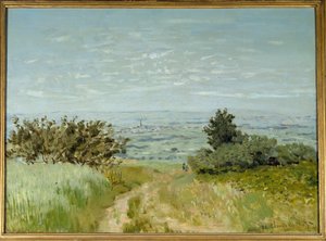 Näkymä tasangolta Argenteuiliin, Sannoisin rinteille vuonna 1872. Claude Monet