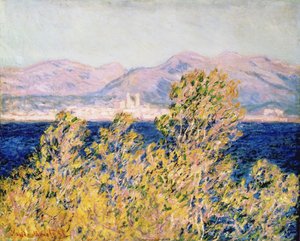 Näkymä Cap d"Antibesille Mistral-puhalluksella, 1888 tekijältä Claude Monet