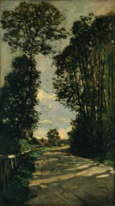 Saint-Siméonin maatilan kävelytie, 1864 tekijältä Claude Monet
