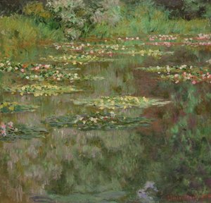 Lumpeet tai lumpeen lampi (Nymphéas) 1904 (öljy kankaalle) tekijältä Claude Monet