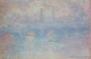 Waterloon silta. Sumu vaikutus tekijältä Claude Monet