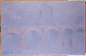 Waterloon silta, Hazy Sunshine tekijältä Claude Monet