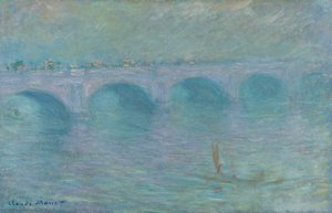 Waterloon silta sumussa, 1903 tekijältä Claude Monet