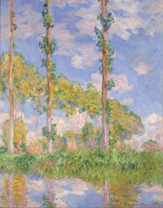 Poppelit auringossa tekijältä Claude Monet