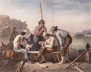 Ongelmatilanteessa Mississippi Raftsmen pelikortit tekijältä Claude Régnier