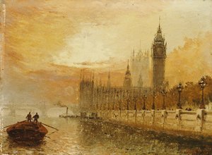 Näkymä Westminsteriin Thamesilta
