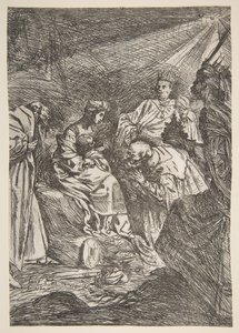 Maagien palvonta, 1619. tekijältä Claude Vignon