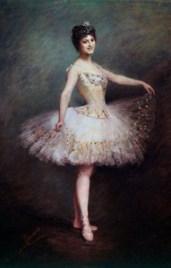 Carlotta Zambellin (1875-1968), italialaisen tanssijan ja pedagogin muotokuva Claudie Chamerot Viardot