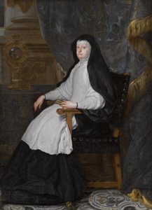 Saksa: Maria Anna von Österreich, Gemahlin König Philipps IV von Spanien, als Witwe Mariana of Austria, Consort of King Philip IV of Spain, as a Widow tekijältä Claudio Coello
