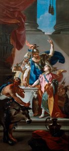 Kohtaus Hannibalin elämästä 1700-luvulta. tekijältä Claudio Francesco Beaumont