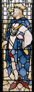 Edward II, yksityiskohta suuren salin ikkunasta, 1867-71
