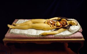 "The Dismantable Venus", anatominen malli (vaha)