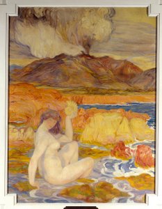 Helene Dufaun (1869-1939) geologinen maalaus 1900-luvun Pariisissa.