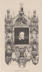 Victor Hugon muotokuva, 1833. tekijältä Célestin Nanteuil