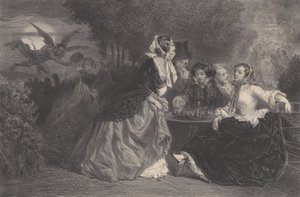 The Daughters of the Devil The Creature, n. 1848-62. tekijältä Célestin Nanteuil