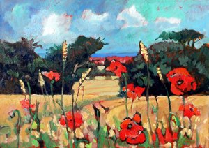 Kent Poppies, 2007 (akryyli kankaalle)