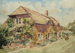 Irish Hill Cottage, 2009 (akvarelli)