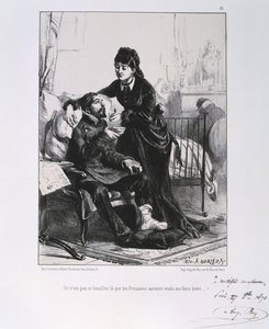 Ranskan ja Preussin sota 1870-1871: Haavoittunutta sotilasta hoidetaan ja ruokitaan. Clement August Andrieux