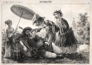 Uutiset: -- Sano niin! Joten sano! taivaallinen keisari...., 1841.
