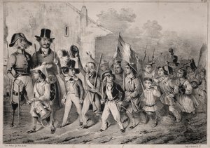 Uutiset: Hyvä! Kakaratkin haluavat sen! kun puhumme sodasta!..., 1840.