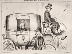Uutiset: Julkisten autojen haitat: Lurbaine, 1839. tekijältä Clémente Pruche