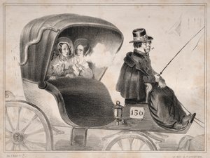 Uutiset: Julkisten autojen haitat: The coachman of..., 1839.