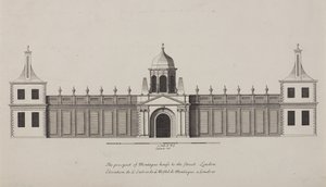 British Museum, Holborn, noin 1750