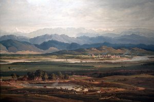 Francis Marquess of Hastingsin marssi 1754-1826 1814-15 öljy kankaalle yksityiskohta kuvasta 237634 tekijältä Colonel Charles Joseph Doyle