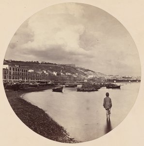 Chiaia ja Pyhä Elmo Mergellinasta, Napoli,c. 1863 (kuva)