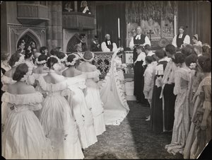 Still elokuvasta "Sixty Years a Queen", n. 1914 (b/w kuva)