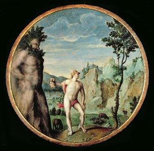 Perseus muuttaa Atlasin kiveksi tekijältä Congnet