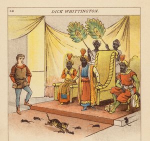 Dick Whittington (värilitografia) tekijältä Constance Haslewood