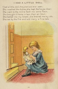 Loru: Minulla oli pieni nukke (chromolitho)