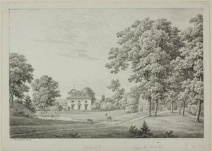 Château de Bagatelle Bois de Boulognen alueella tekijältä Constant Bourgeois