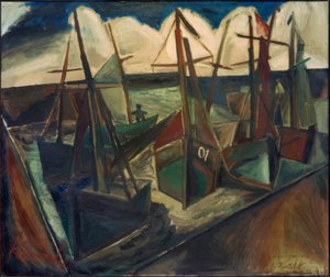 Oostenden satama tekijältä Constant Permeke