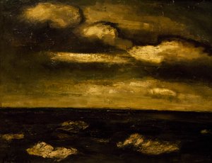 Seascape, kirjoittanut Constant Permeke (1886-1952). Belgia, 1900-luku.