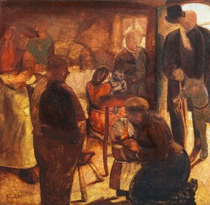 O Estranho, de Constant Permeke (1886-1952), óleo sobre telafinlandês